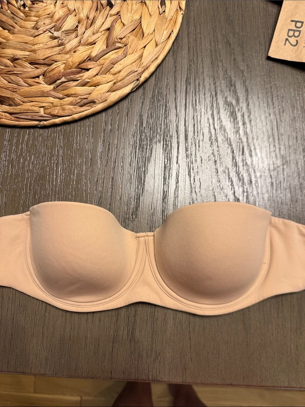 SKIMS Fits Everybody Strapless Bra - Clay